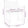 3-teiliges Massivholz-Gartenspeiseset aus Akazienholz von vidaXL, Gartensets - Ref: Foro24-3206275, Preis: 294,88 €, Rabatt: %