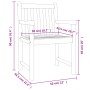 Juego de comedor de jardín 3 piezas madera maciza de acacia by vidaXL, Garden sets - Ref: Foro24-3206275, Price: 300,90 €, Di...
