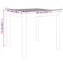 3-teiliges Massivholz-Gartenspeiseset aus Akazienholz von vidaXL, Gartensets - Ref: Foro24-3206275, Preis: 294,88 €, Rabatt: %