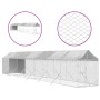 Außenzwinger mit silberverzinkter Stahlmarkise 2x14x2,5m von vidaXL, Hundehütten und Zäune - Ref: Foro24-3190493, Preis: 703,...