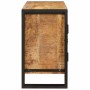 Mueble para lavabo de baño Madera maciza de Mango y Hierro
