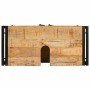 Mueble para lavabo de baño Madera maciza de Mango y Hierro