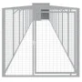 Hundezwinger aus hellgrauem verzinktem Stahl 110x1017x110cm von vidaXL, Hundehütten - Ref: Foro24-3189087, Preis: 489,17 €, R...