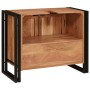 Mueble para lavabo de baño Madera maciza de Acacia y Hierro