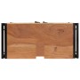 Mueble para lavabo de baño Madera maciza de Acacia y Hierro
