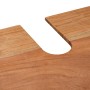 Mueble para lavabo de baño Madera maciza de Acacia y Hierro