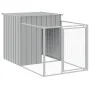 Hundezwinger aus hellgrauem verzinktem Stahl 110x1017x110cm von vidaXL, Hundehütten - Ref: Foro24-3189087, Preis: 489,17 €, R...