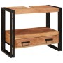 Mueble para lavabo de baño Madera maciza de Acacia y Hierro
