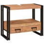 Mueble para lavabo de baño Madera maciza de Acacia y Hierro