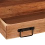 Mueble para lavabo de baño Madera maciza de Acacia y Hierro