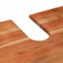 Mueble para lavabo de baño Madera maciza de Acacia y Hierro