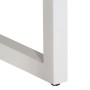 Mesa consola madera maciza de mango y hierro 110x35x76 cm