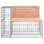Gabionen-Design-Gartenbank aus Douglasienholz, 287 x 71 x 65,5 cm von vidaXL, Gartenbänke - Ref: Foro24-3196252, Preis: 343,3...