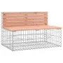 Gabionen-Design-Gartenbank aus Douglasienholz, 287 x 71 x 65,5 cm von vidaXL, Gartenbänke - Ref: Foro24-3196252, Preis: 343,3...