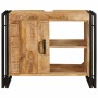 Mueble para lavabo de baño Madera maciza de Mango y Hierro