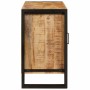 Mueble para lavabo de baño Madera maciza de Mango y Hierro