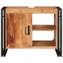 Mueble para lavabo de baño Madera maciza de Acacia y Hierro