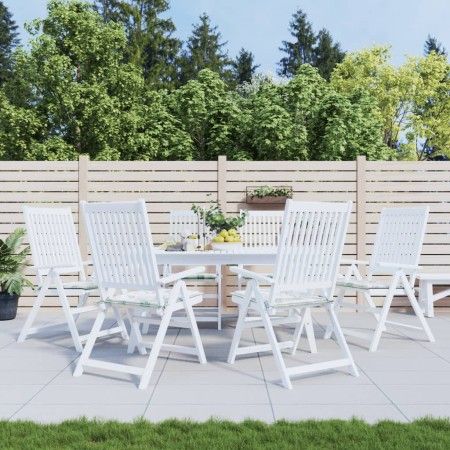 Stuhlkissen 6 Stück Stoff Blattdruck 50x50x3 cm von vidaXL, Kissen für Stühle und Sofas - Ref: Foro24-361088, Preis: 33,46 €,...