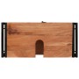 Mueble para lavabo de baño Madera maciza de Acacia y Hierro
