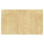 Alfombra rectangular bambú color natural claro 60x100 cm