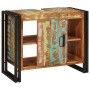 Mueble para lavabo de baño Madera maciza recuperada y hierro