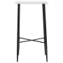 High table and 3-piece dark gray fabric stools. by vidaXL, Furniture sets for kitchens and dining rooms - Ref: Foro24-3050006...