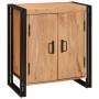 Armario de Noche Marrón 38 x 33 x 58 cm madera maciza de acacia
