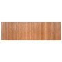 Alfombra rectangular bambú color natural 60x200 cm
