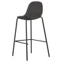 Hochtisch- und Hocker-Set, 5-teilig, dunkelgrauer Stoff von vidaXL, Möbelsets für Küchen und Esszimmer - Ref: Foro24-3050007,...