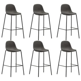 Küchenhocker 6 Einheiten dunkelgrauer Stoff von vidaXL, Küchenhocker - Ref: Foro24-3051099, Preis: 354,82 €, Rabatt: %