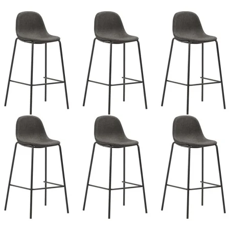 Küchenhocker 6 Einheiten dunkelgrauer Stoff von vidaXL, Küchenhocker - Ref: Foro24-3051099, Preis: 354,68 €, Rabatt: %