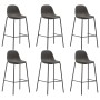 Küchenhocker 6 Einheiten dunkelgrauer Stoff von vidaXL, Küchenhocker - Ref: Foro24-3051099, Preis: 361,16 €, Rabatt: %