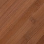 Alfombra rectangular bambú marrón 60x200 cm