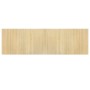 Alfombra rectangular bambú color natural claro 60x200 cm