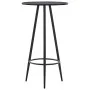 High table and 5-piece dark gray fabric stools. by vidaXL, Furniture sets for kitchens and dining rooms - Ref: Foro24-3051126...