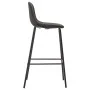 High table and 5-piece dark gray fabric stools. by vidaXL, Furniture sets for kitchens and dining rooms - Ref: Foro24-3051126...