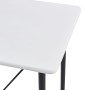 Hochtisch- und Hocker-Set, 5-teilig, dunkelgrauer Stoff von vidaXL, Möbelsets für Küchen und Esszimmer - Ref: Foro24-3051186,...