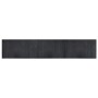 Alfombra rectangular bambú gris 60x300 cm