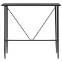 High table and 5-piece dark gray fabric stools. by vidaXL, Furniture sets for kitchens and dining rooms - Ref: Foro24-3051295...