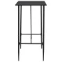 High table and 5-piece dark gray fabric stools. by vidaXL, Furniture sets for kitchens and dining rooms - Ref: Foro24-3051295...