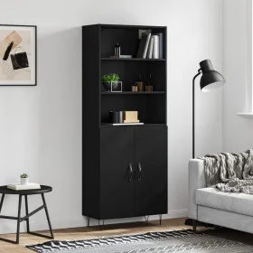 Hohes Sideboard Sperrholz schwarz 69,5x34x180 cm von vidaXL, Sideboards - Ref: Foro24-3189246, Preis: 134,62 €, Rabatt: %