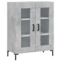 Aparador alto madera contrachapada gris hormigón 69,5x34x180 cm de vidaXL, Aparadores - Ref: Foro24-3189321, Precio: 131,20 €...
