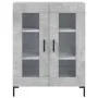 Aparador alto madera contrachapada gris hormigón 69,5x34x180 cm de vidaXL, Aparadores - Ref: Foro24-3189321, Precio: 131,20 €...
