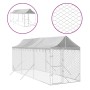 Außenzwinger mit silberverzinkter Stahlmarkise 2x6x2,5 m von vidaXL, Hundehütten und Zäune - Ref: Foro24-3190483, Preis: 304,...