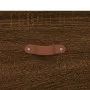 Aparador alto madera contrachapada marrón roble 69,5x34x180 cm de vidaXL, Aparadores - Ref: Foro24-3189484, Precio: 151,26 €,...