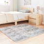 Alfombra de pelo largo NAVARRA gris plateado 120x120 cm