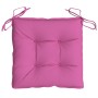 Chair cushions 4 units pink fabric 40x40x7 cm by vidaXL, Cushions for chairs and sofas - Ref: Foro24-361502, Price: 39,24 €, ...