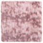 Alfombra de pelo largo NAVARRA rosa polvoriento 160x160 cm