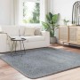 Alfombra de pelo largo NAVARRA gris claro 200x200 cm poliéster