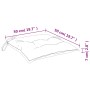 Stuhlkissen 6 Stück Rosa Oxford-Stoff 50x50x7 cm von vidaXL, Kissen für Stühle und Sofas - Ref: Foro24-361560, Preis: 47,89 €...